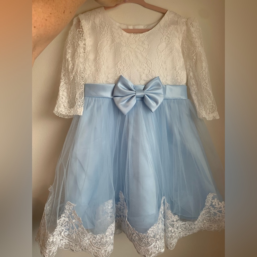 Beautiful Blue and white dress